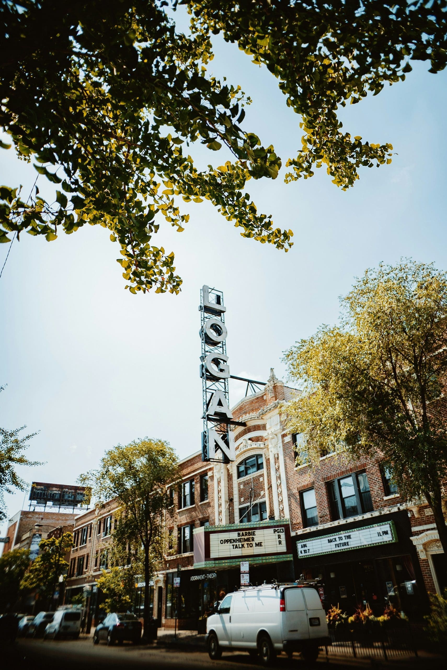 A photo of the Logan Theater in Chicago.