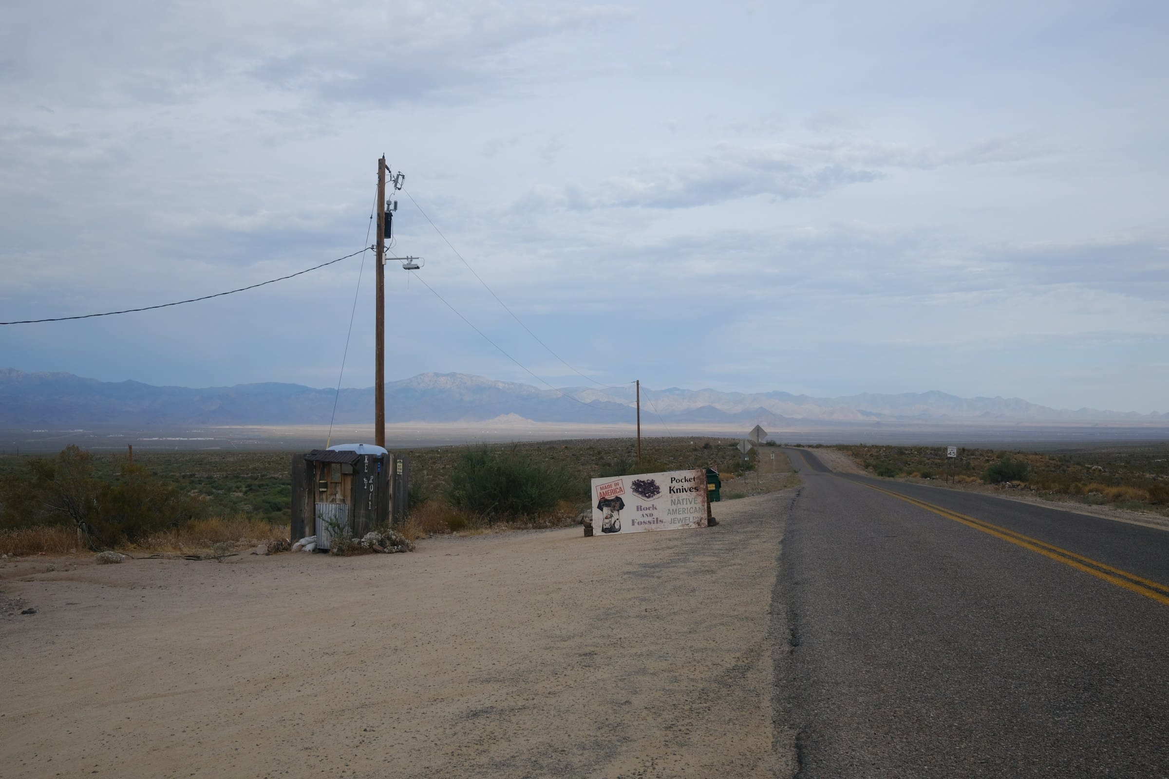 An image of Route 66 passing through Arizona.