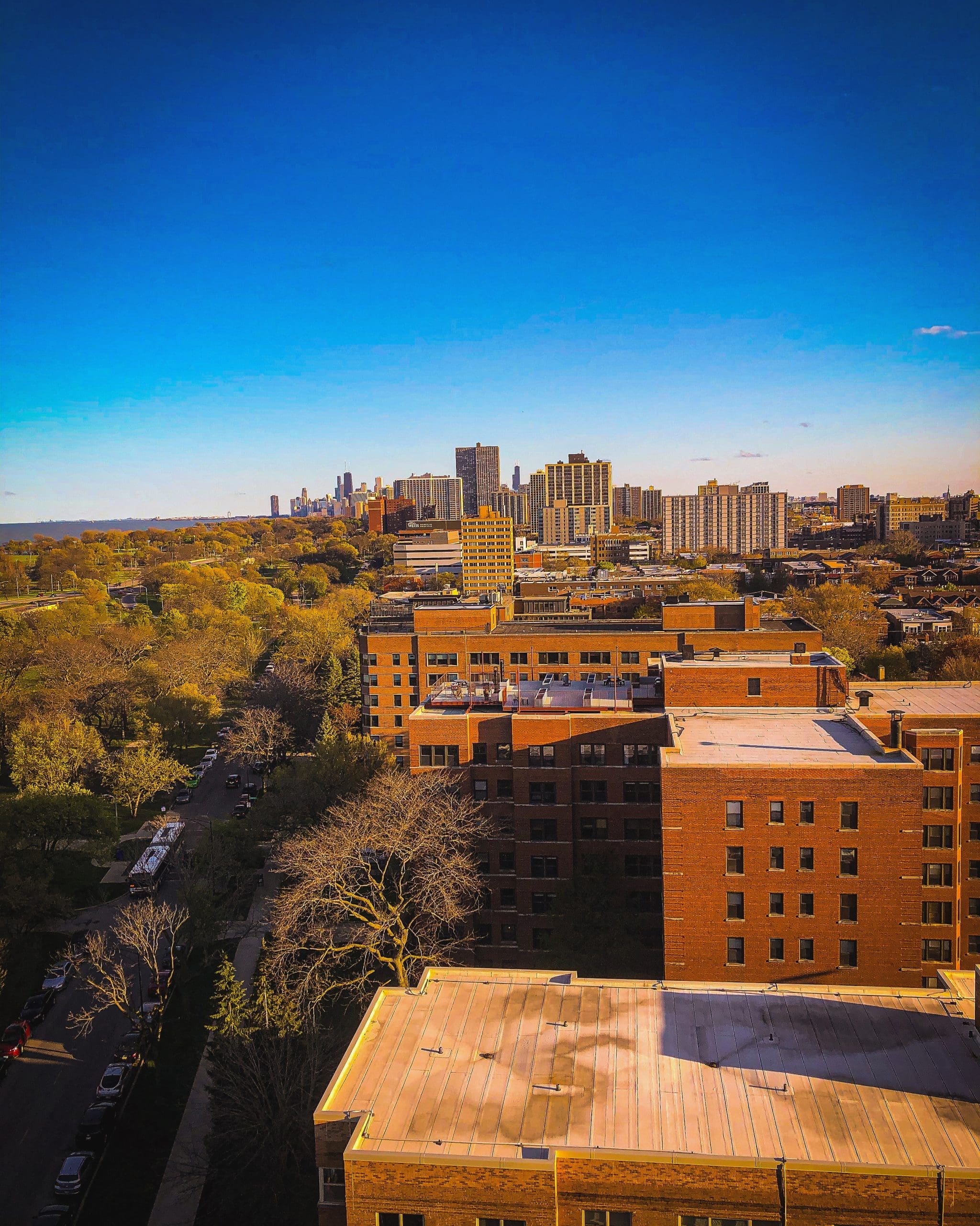 A bird's eye view of Chicago's Uptown neighborhood.