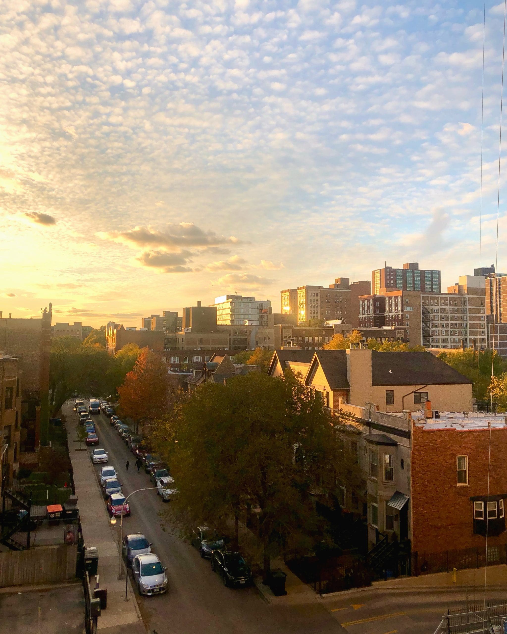 An image of the central area of the Uptown neighborhood in Chicago.