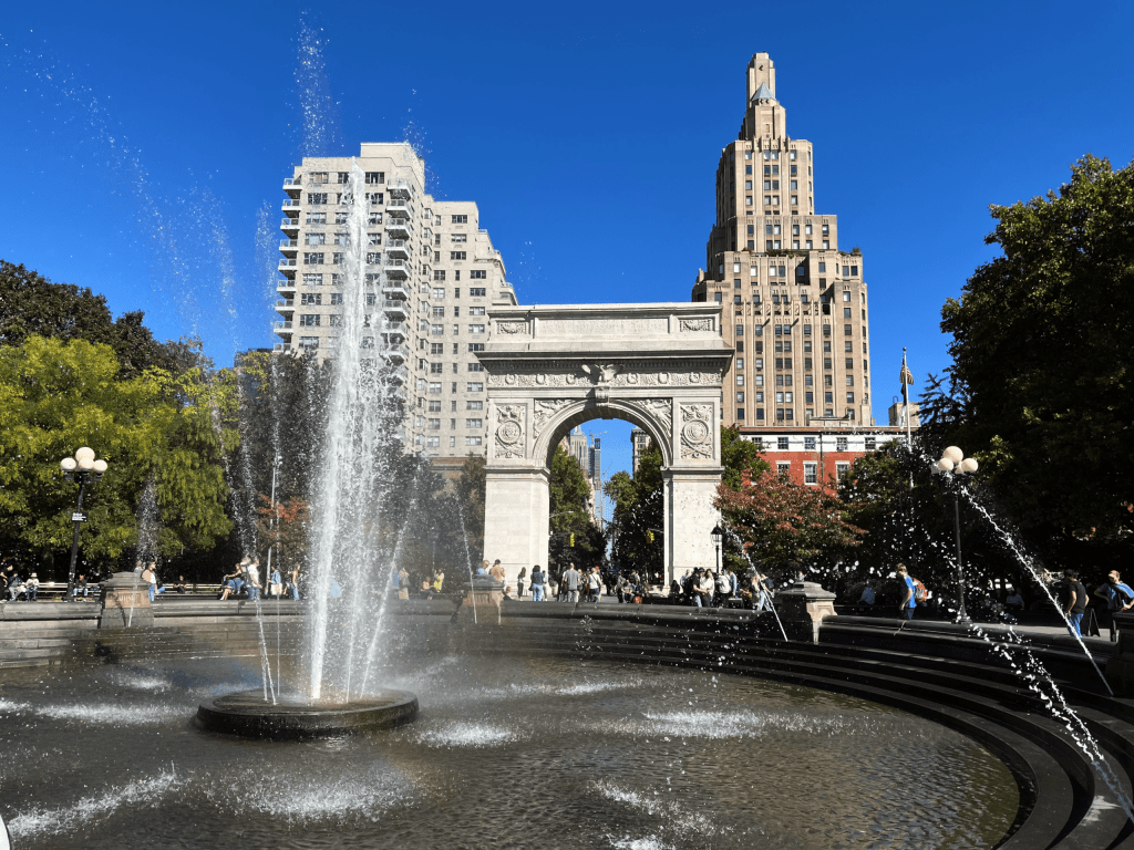 An image of Washington Square Park in New York City