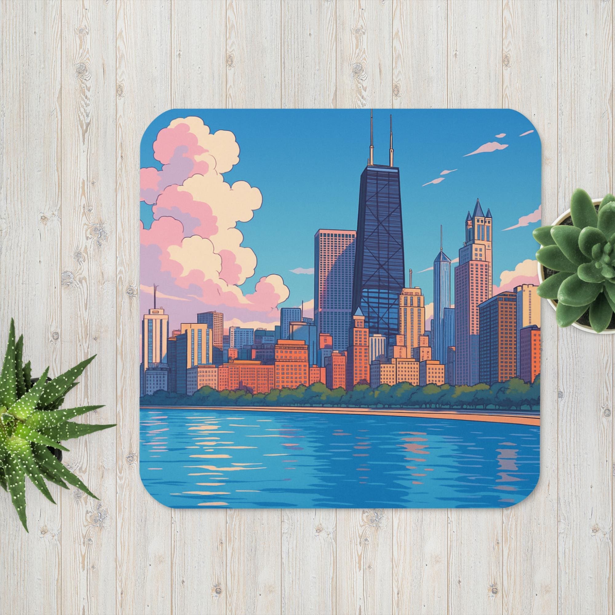 Chicago In Bloom Coaster